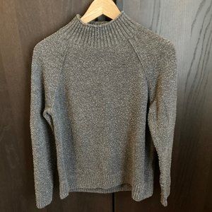 Banana Republic Grey Mock Neck Sweater, Size medium